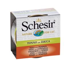 Schesir Gatto Tonnetto e Zucca – in brodo di pesce (Scatolette)