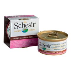 Schesir Gatto Tonnetto con Pollo e Riso (Scatolette)