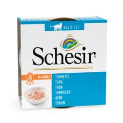 Schesir Gato Atún en salsa natural (Scatolette)