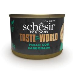 Schesir Perro Taste The World Pollo con Carbonara (Scatolette)