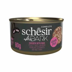 Schesir Gato After Dark Filetes de Pollo con Jamón (Scatolette)