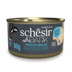 Schesir Gato After Dark Paté de Pollo con Huevo de Codorniz (Scatolette)