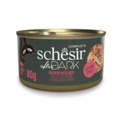 Schesir Gato After Dark Filetes de Pollo con Ternera (Scatolette)