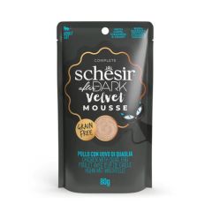 Schesir Gato After Dark Velvet Mousse Pollo con Huevo de Cordorniz(Bustine)