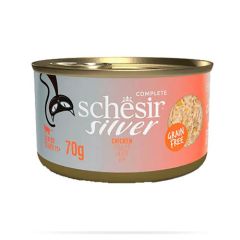 Schesir Gato Silver Filetes de Pollo (Scatolette)