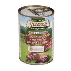 Stuzzy Dog Monoprotein Cinghiale con More (Scatolette)