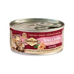 Carnilove Cat Kitten Turkey & Salmon (Scatolette) - 12 x 100 gr