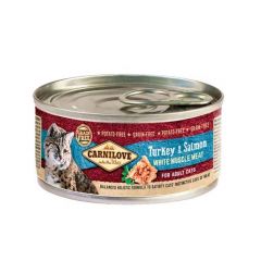 Carnilove Cat Adult Turkey & Salmon (Scatolette) - 12 x 100 gr