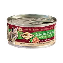 Carnilove Cat Adult Chicken & Duck (Scatolette) - 12 x 100 gr
