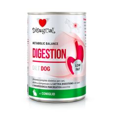Disugual Dog Diet Digestion Low Fat Rabbit - 6 x 400 gr