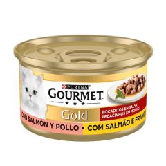 Gourmet Gold Bocconcini di Salmone e Pollo