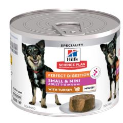Hill's Science Plan Adult Small & Mini Perfect Digestion Turkey Mousse (Scatolette)