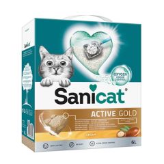 Lettiera assorbente per gatti Sanicat Active Gold