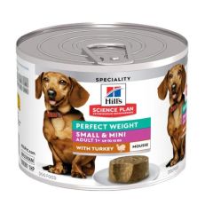 Hill's Science Plan Adult Small & Mini Perfect Weight Turkey Mousse (Scatolette)