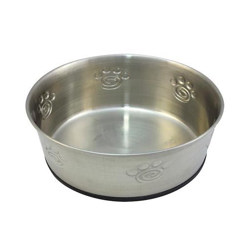 Ciotola Per Cani Antiscivolo Dogit, Blu, Senza BPA, Capacità 300 Ml, Lavabile In Lavastoviglie