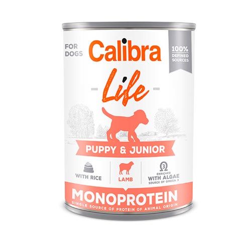 Calibra Dog Life Puppy Lamb & Rice (Scatolette) 6 x 400 gr