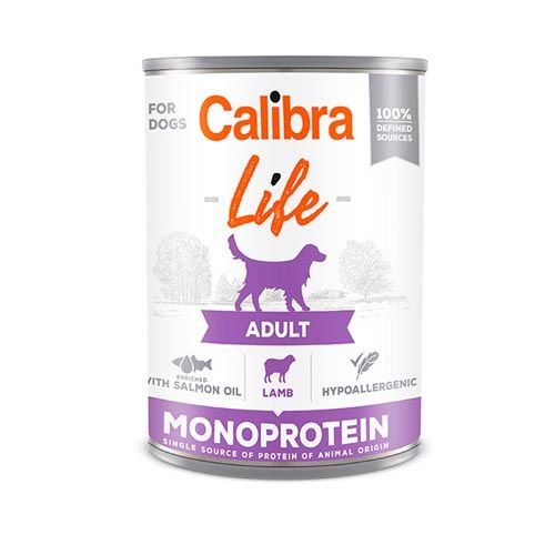 Calibra Dog Life Adult Lamb (Scatolette) 6 x 400 gr