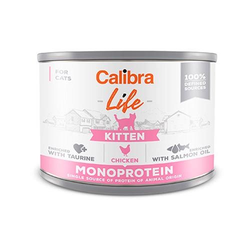 Calibra Cat Life Kitten Chicken (Scatolette) 6 x 200 gr