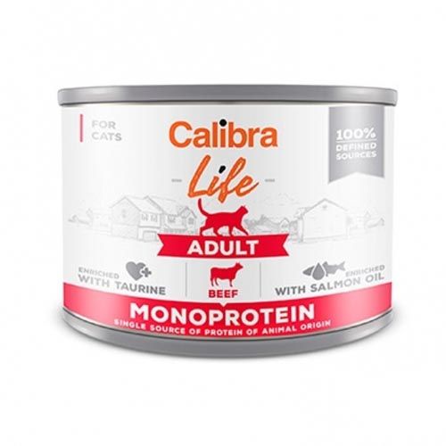 Calibra Cat Life Adult Beef (Scatolette) 6 x 200 gr
