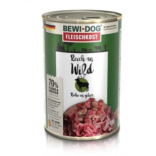 Bewi Dog Rich in Venison (Scatolette) 6 x 400 gr