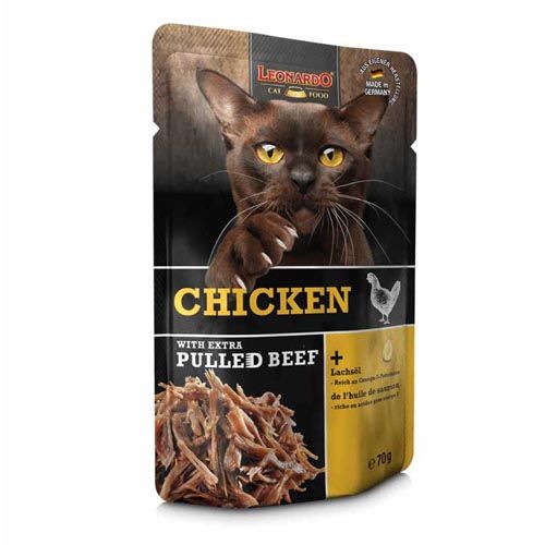 Leonardo Chicken + Extra Pulled Beef (Bustine) 16 x 70 gr