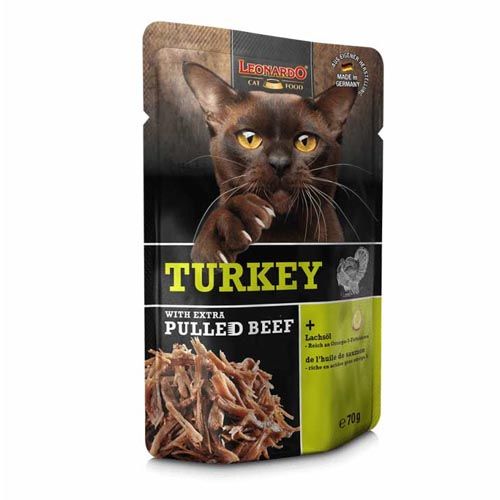 Leonardo Turkey + Extra Pulled Beef (Bustine) 16 x 70 gr