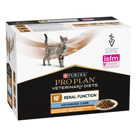 Purina Veterinary Diets Gatto NF Renal Pollo 85 gr x 10 (Bustine)