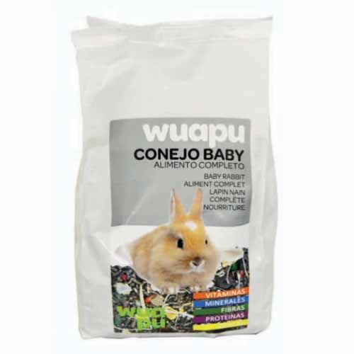 Alimento Coniglio Baby Wuapu 1 Kg