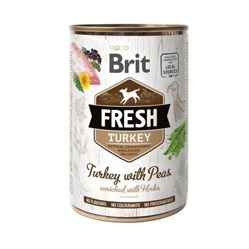 Brit Fresh Turkey Peas (Scatolette) - 6 x 400 gr