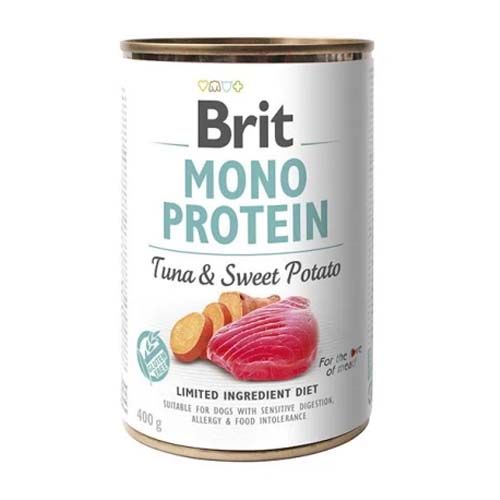 Brit Mono Protein Tuna & Sweet Potato (Scatolette) - 6 x 400 gr