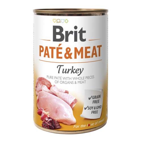 Brit Pate & Meat Turkey (Scatolette) - 6 x 400 gr