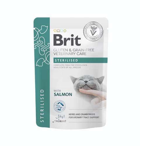 Brit GF Veterinary Diet Cat Gravy Sterilised (Sobres) - 85 gr x 12