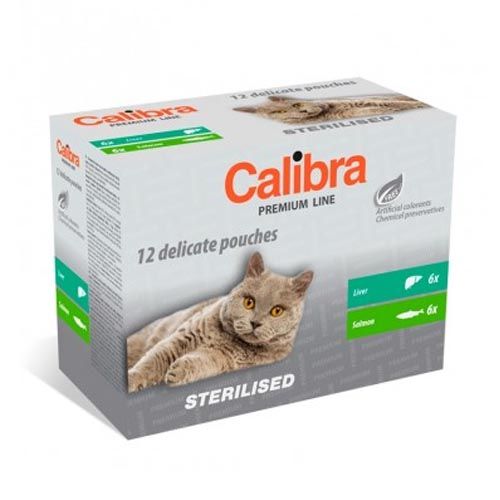 Calibra Cat Sterilised Multipack (Bustine) 12 x 100 gr