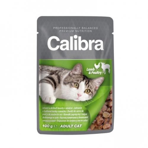 Calibra Cat Adult Lamb Chicken (Bustine) 24 x 100 gr