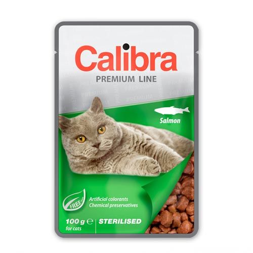 Calibra Cat Sterilised Salmon (Bustine) 24 x 100 gr