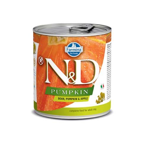 Farmina N&D Pumpkin Adult Cinghiale & Mela (Scatolette) 285 gr x 6