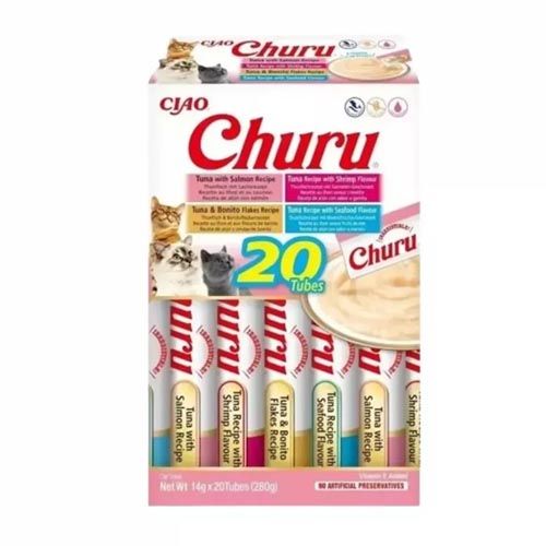 Churu Cat Variedades de Marisco - 20 x 14 gr (Envío 3 - 5 giorni)