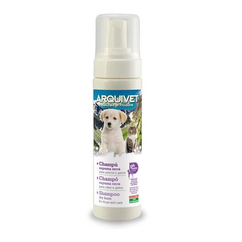 Shampoo schiuma a secco 200 ml Arquivet