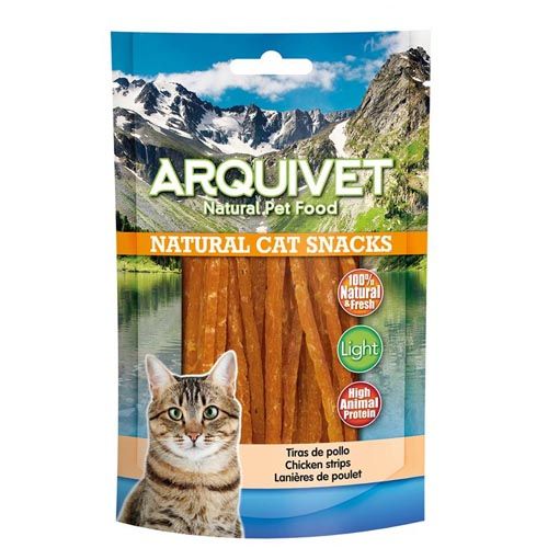 Snack gatto - Straccetti di pollo - 50 g Arquivet