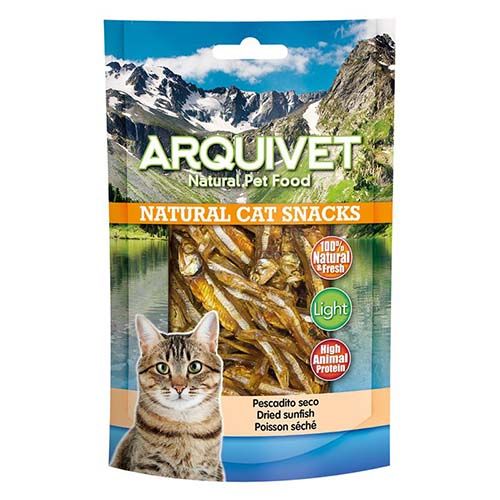 Natural Cat pescetti secchi 50 g (24 confezione/Scatola) Arquivet