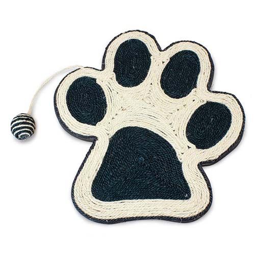 Tiragraffi a impronta nero con topino 40x36 cm Arquivet