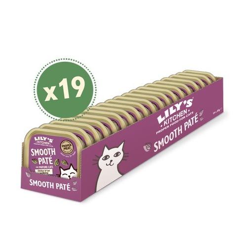 Lily's Kitchen Smooth Paté For Kittens Chicken & Cod With Salmon 19X85 Gr (Spedizione 3 - 5 giorni)r