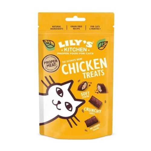 Lily's Kitchen Chicken Treats For Cats 10X60 Gr (Spedizione 3 - 5 giorni)