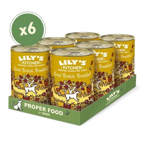 Lily's Kitchen Great British Breakfast Tin 6X400 Gr (Spedizione 3 - 5 giorni)