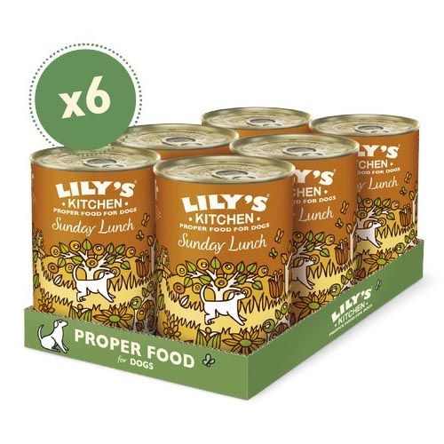 Lily's Kitchen Sunday Lunch Tin 6X400 Gr (Spedizione 3 - 5 giorni)