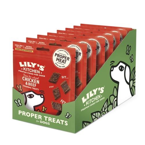 Lily's Kitchen Time For School Chicken & Beef Training 8X70 Gr (Spedizione 3 - 5 giorni)
