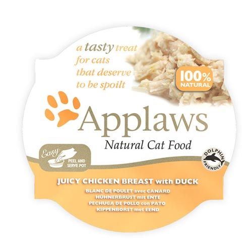 Applaws Cat Terrine Petto di pollo e anatra (60 gr x 10)