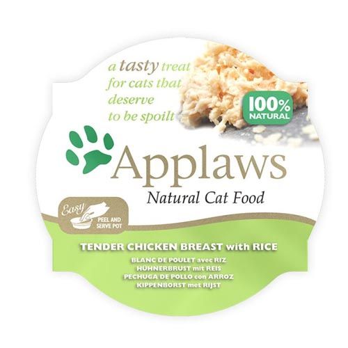 Applaws Cat Terrine Petto di pollo e riso (60 gr x 10)