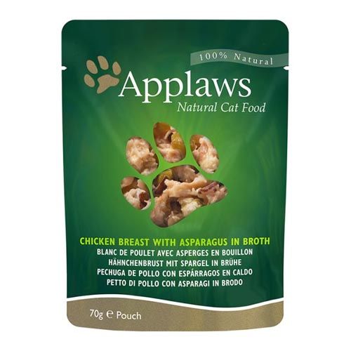 Applaws Cat Bustine Pollo con Asparagi  (70 gr x 12)