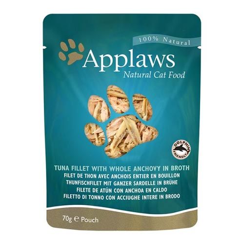 Applaws Cat Bustina tonno con acciuga intera (70 gr x 12)